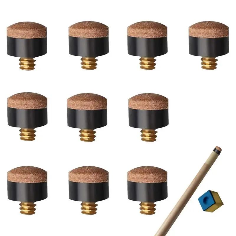 

Cue Tips For Pool Stick Pool Cue Tip Screw-on Tips Or Nylon Ferrules Replacement Billard Screw In Cue Tips Pool Sticks