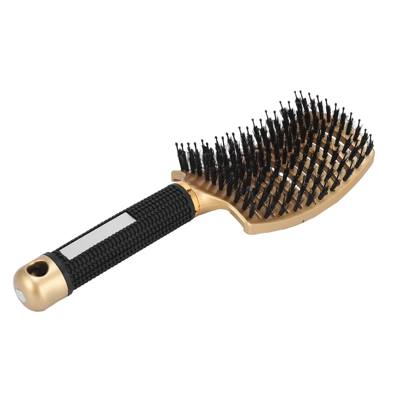 

Salon Professional Bristle & Nylon Hair Brush Scalp Massage Comb Wet Hair Brush