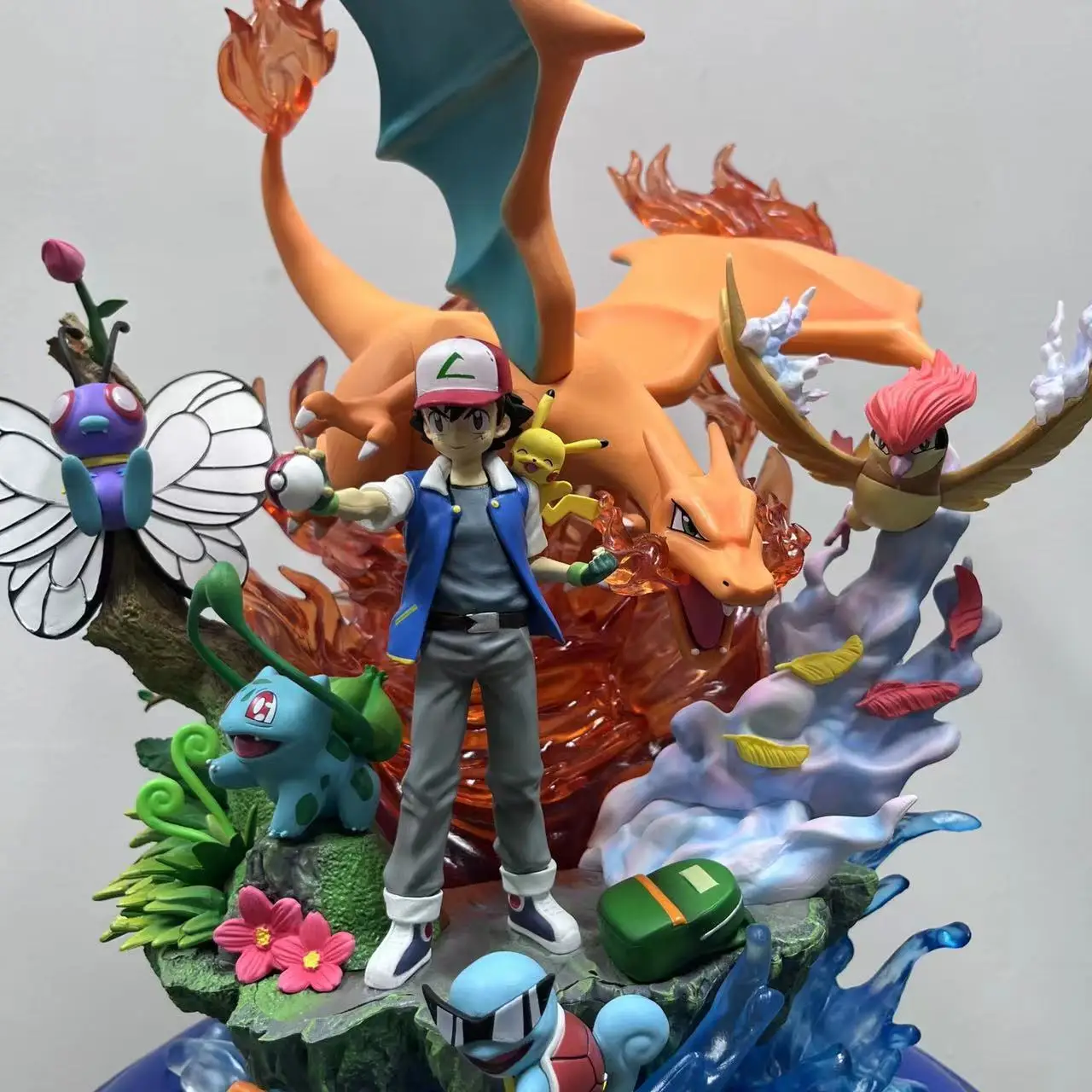 Фигурка покемона Эша кетчума Пикачу стартовый Покемон демонстрация семейной