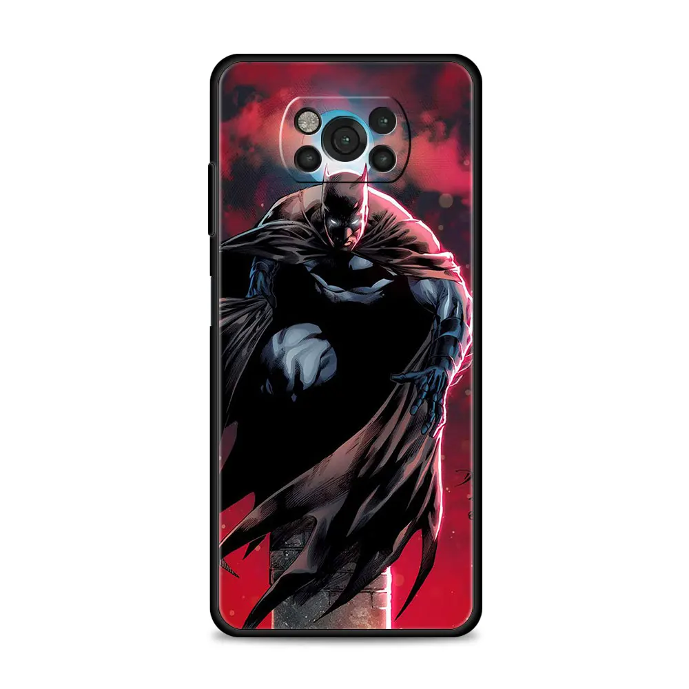 celular coque for xiaomi poco x4 x3 nfc gt m3 m4 f3 5g f1 mi 11 10t lite 9t 12 case phone cover funda dark hero batman free global shipping