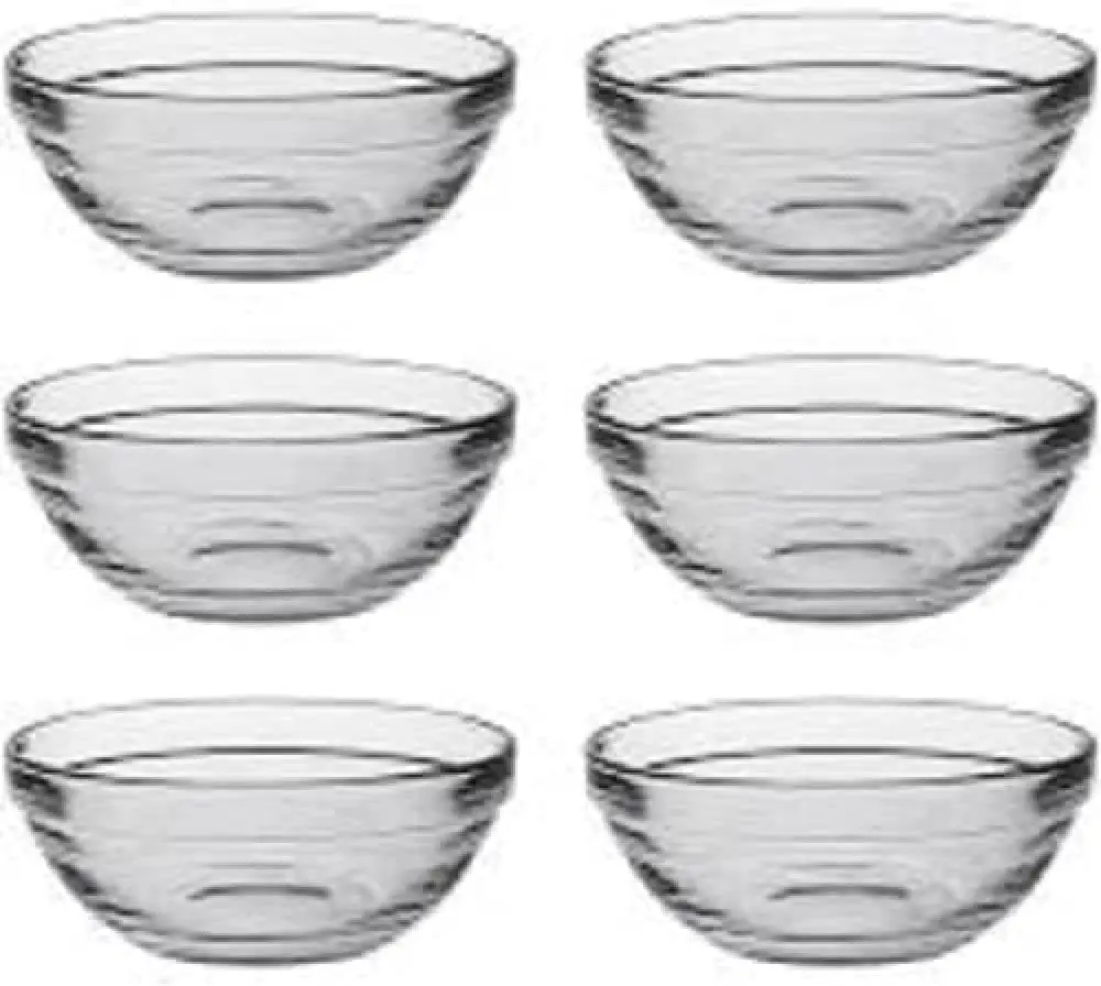 

Set 6 bols verre lys cm14 Bol de cuisine