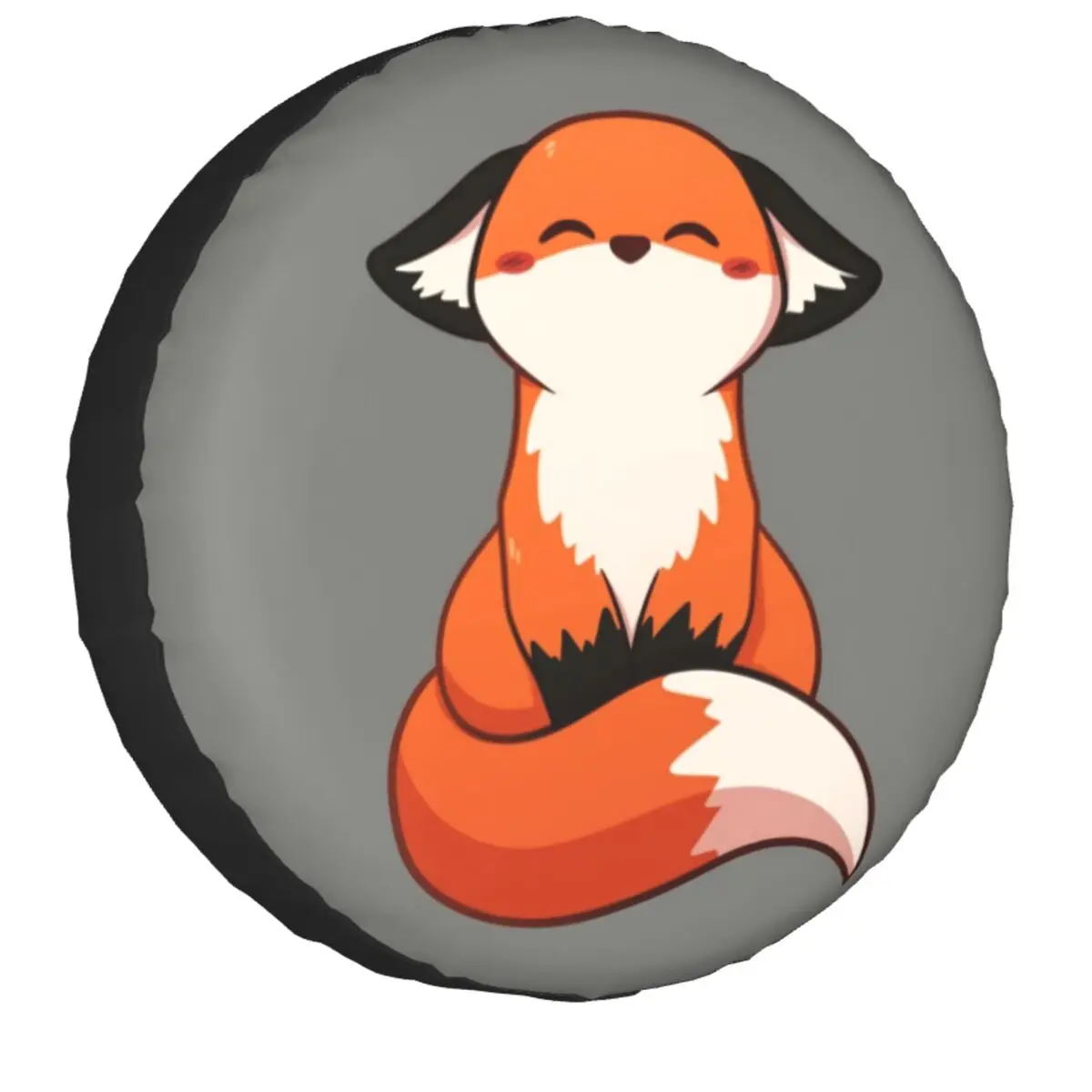 

Cute Fox Tire Cover 4WD 4x4 SUV Fashionable Spare Wheel Protector Universal Fit for Jeep Wrangler Inch
