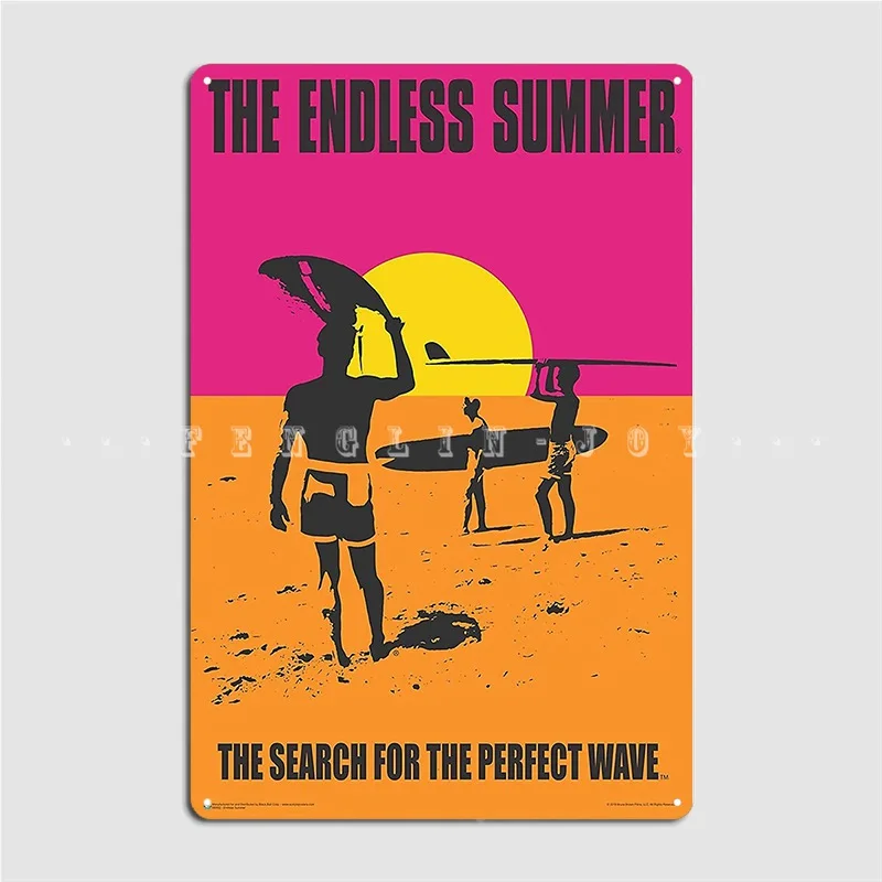 Бесконечная летняя металлическая вывеска Ретро кинотеатр гараж роспись дома жестяная вывеска плакаты