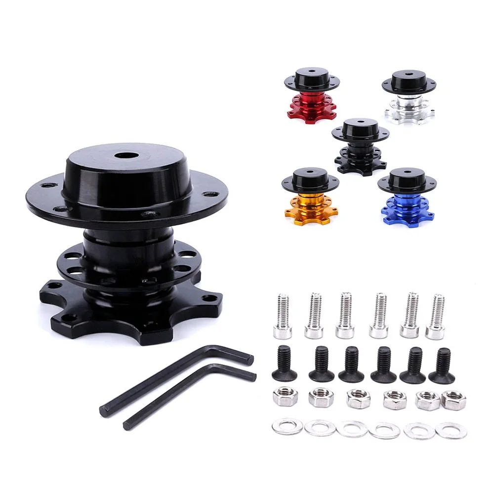 

Универсальная быстросъемная Ступица рулевого колеса, комплект для сбора ступицы рулевого колеса, адаптер для 6 отверстий, Ступица рулевого ...