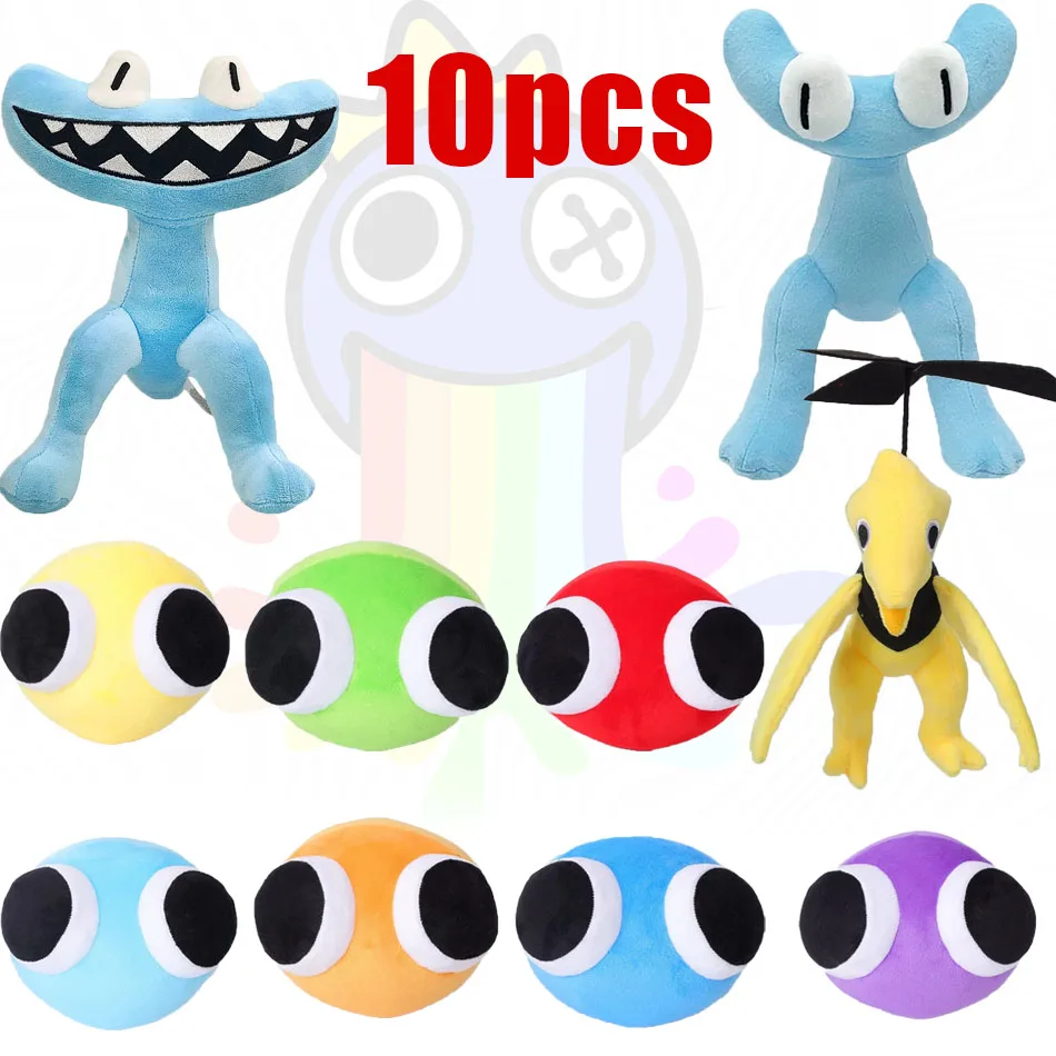10 Шт. Плюшевые Игрушки Радужные Друзья Персонаж Мультфильма Мягкие