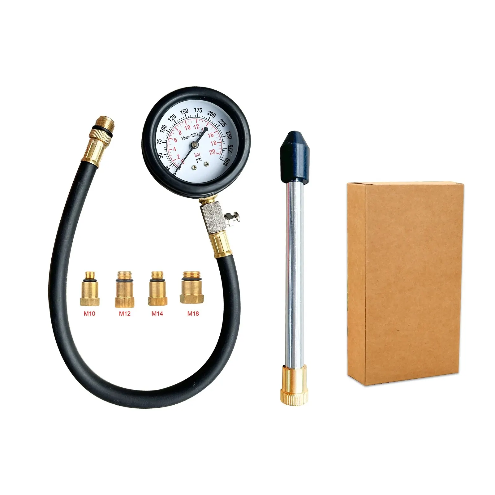 

Профессиональный Обновленный Тестер Компрессии Бензиновых Двигателей, Измеритель Давления В Топливных Цилиндрах