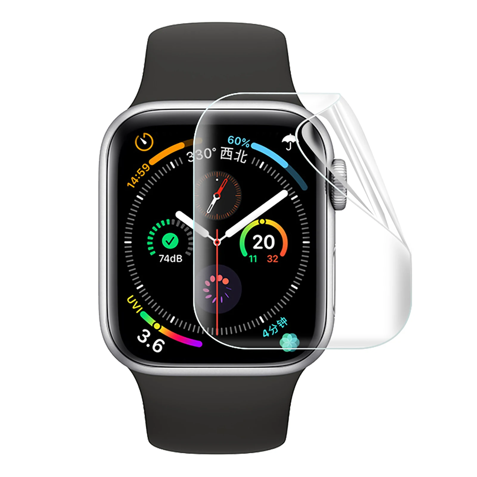 

9D Screen Protectors ForApple Watch Protective Film 38mm 40mm 42mm 44mm Iwatch 1 2 3 4 5 6 Series Protection Full Coverage