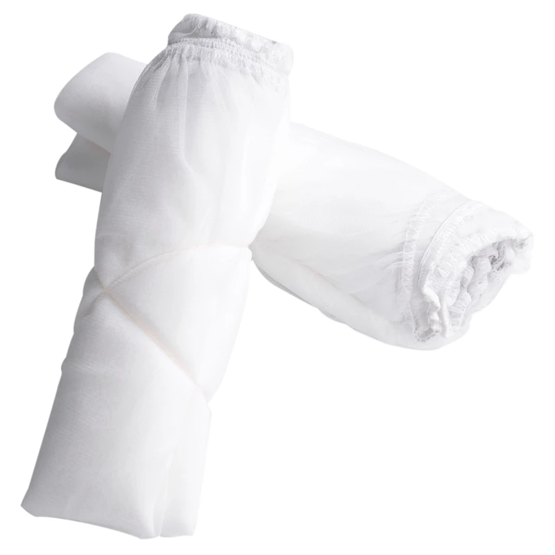 

60 Pack Strainer Bag, 5 Gallon Paint Strainer With Elastic Top Opening White Fine Mesh Filters Bag For Paint Gardening