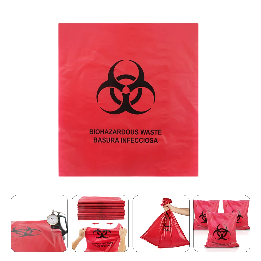 

50pcs Convenient Protective Creative Grade Waste Bag for Clinic Labs