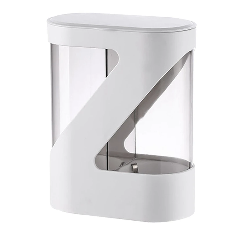 

Water Cooler Cup Dispenser,Bathroom Pull Type Cup Holder Wall Mounted, Double Tube Disposable Cups Dispenser