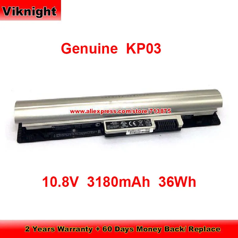 Подлинная батарея KP03 729892-001 для HP Pavilion 11-e000eb 11-E016DX 11-E105AU 11Z-E000 210 G1 729759-241 10,8 V 3180mAh 36Wh