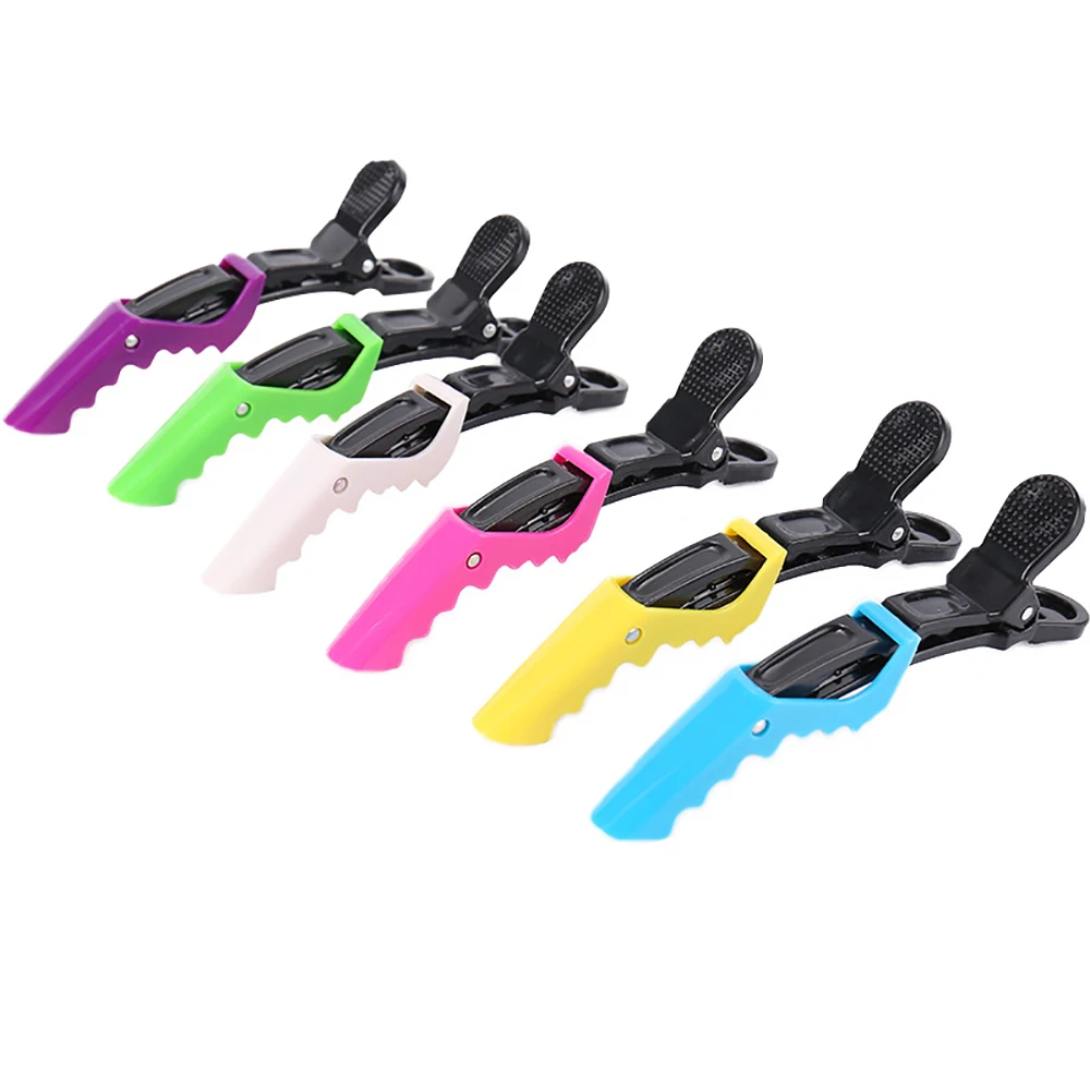 

6pcs Alligator Hair Clips Pro Salon Hairdressing Clamps Claw Hair Sectioning Clip Hairpins Styling Tools Barber Accessaries