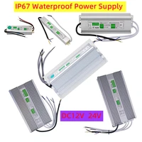 ip67 waterproof lighting transformers dc 12v 24v power supply led driver for 5050 2835 3528 led strip light