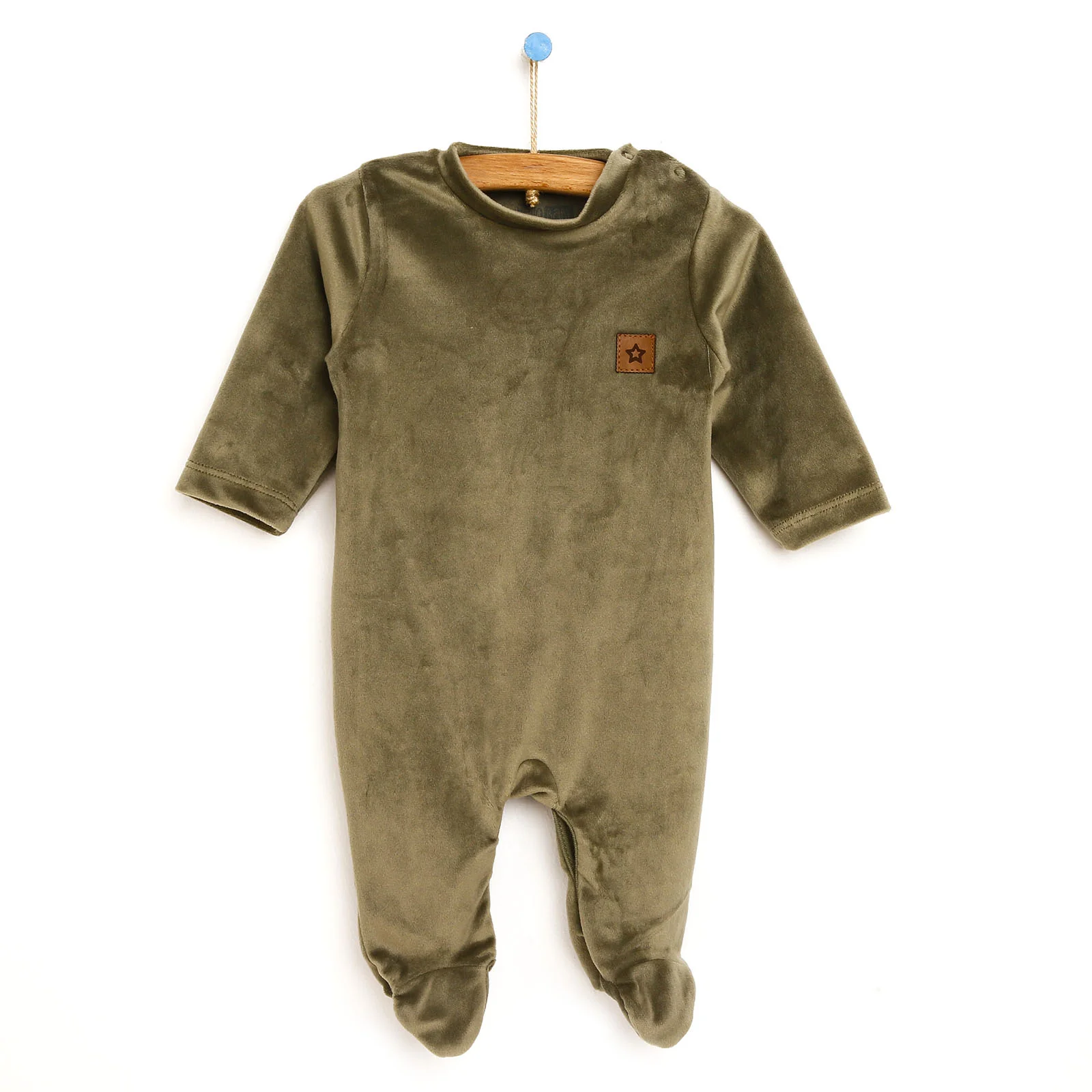 

ebebek Hellobaby Yenidoğan Kadife Patikli Tulum