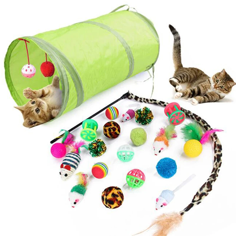 

21pcs New Catnip Mouse Shape Cat Toy Popular Simulation Pet Cat Toys Plush Creative Mouse Bite Resistant Toys