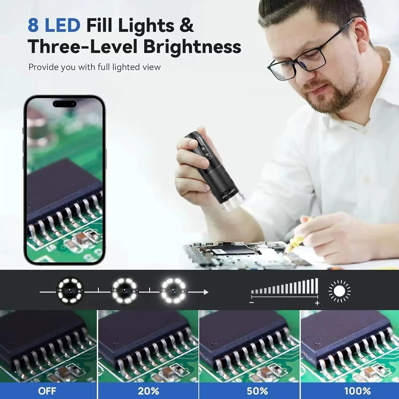 Беспроводной цифровой микроскоп