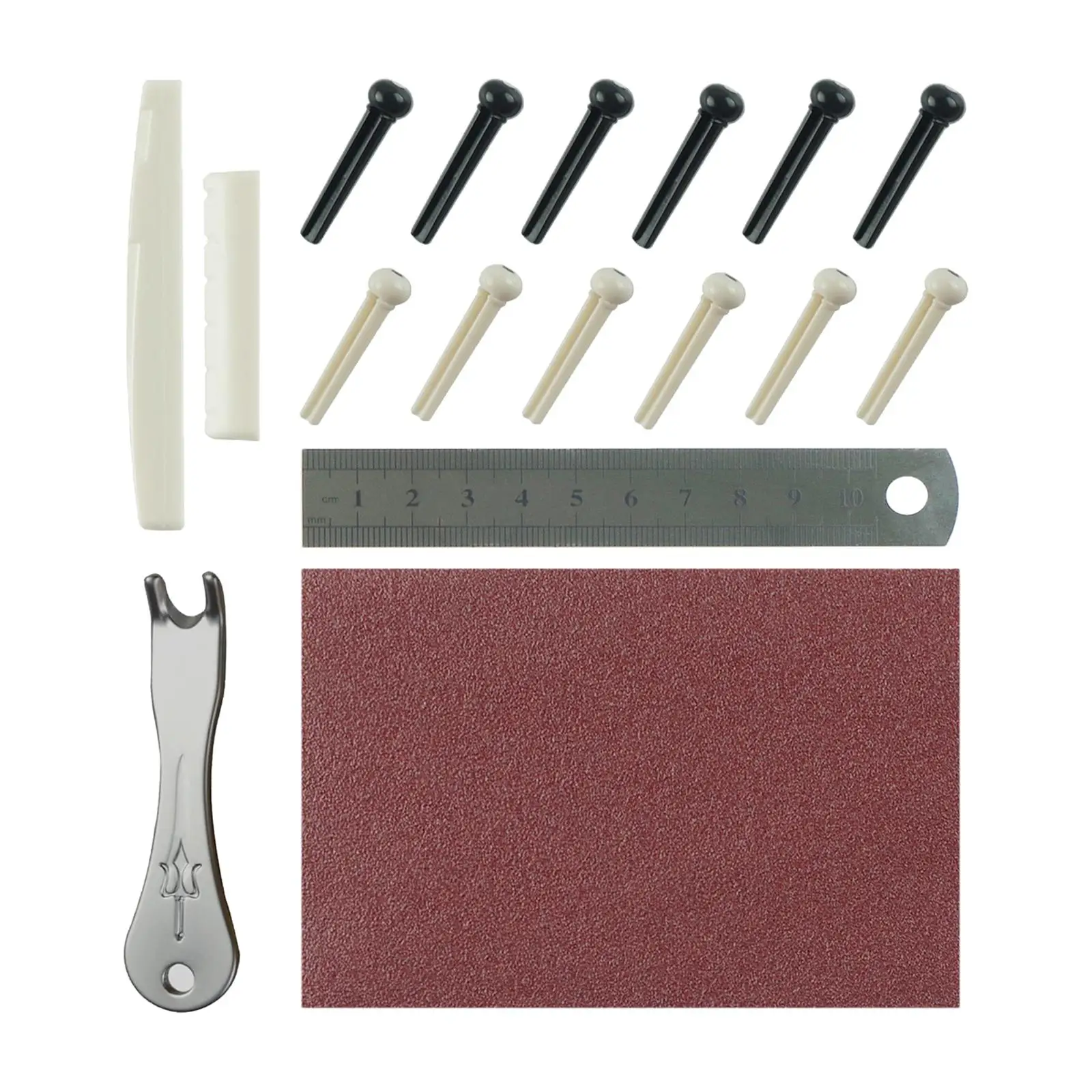 

Folk Guitar String Nails Music Instrument Parts with Bridge Pin Remover