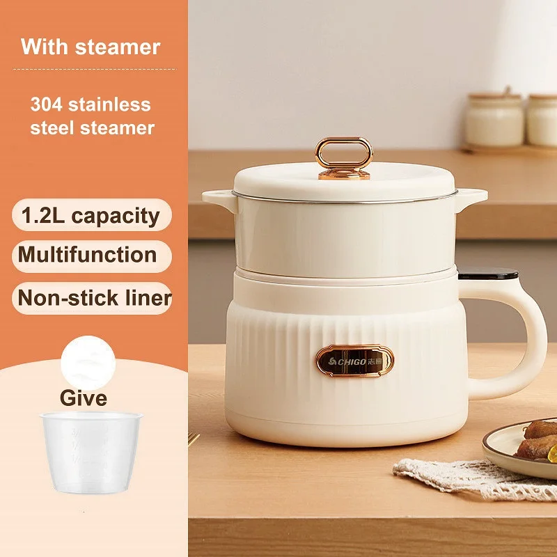 

Электрическая плита 1,2 л, студенческое общежитие, горячая кастрюля, многофункциональная кастрюля, домашнее резервирование, рисоварка с антипригарным покрытием, автоматическое сохранение тепла, 220 В