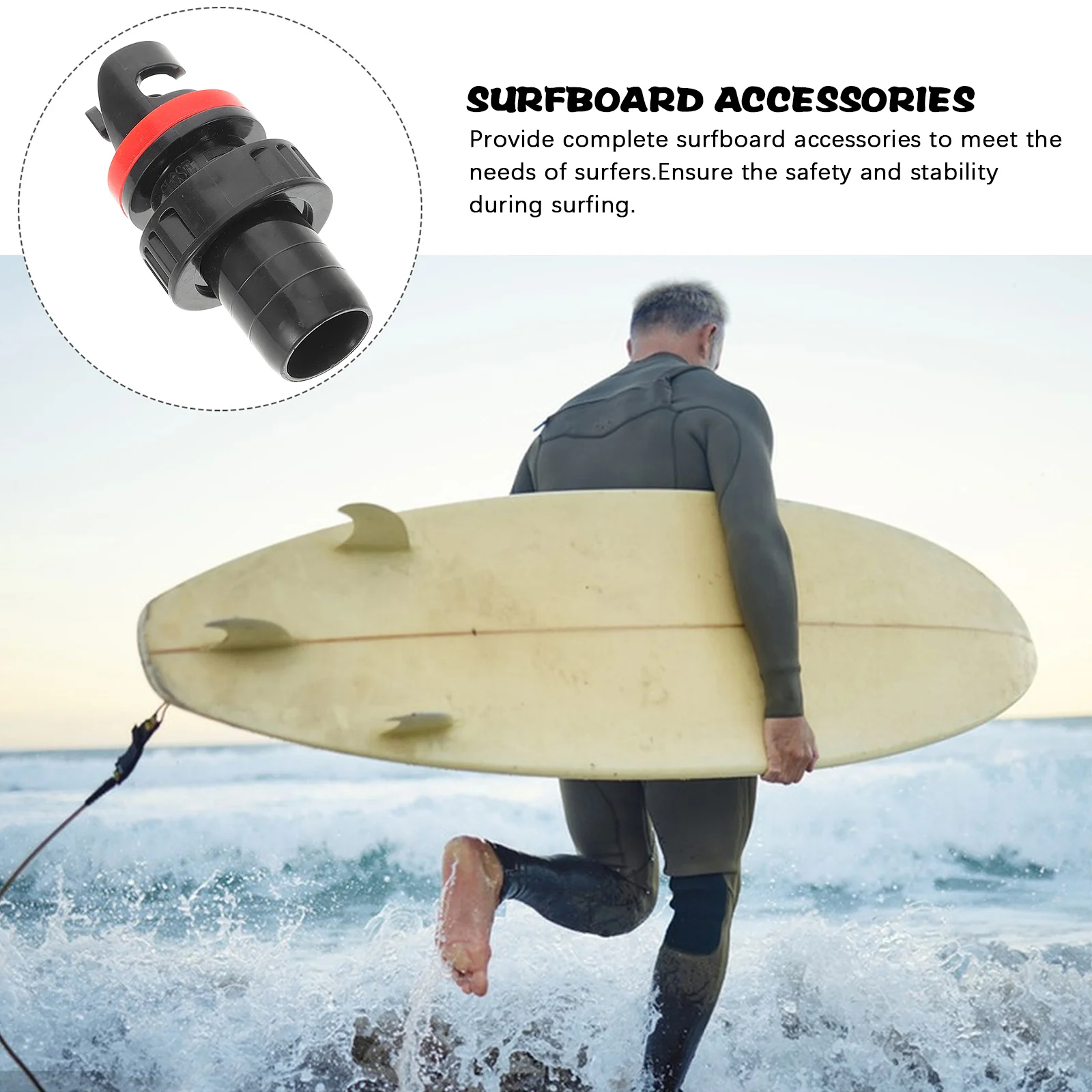 Адаптер воздушного клапана гребной лодки адаптер для Каяка надувной насоса