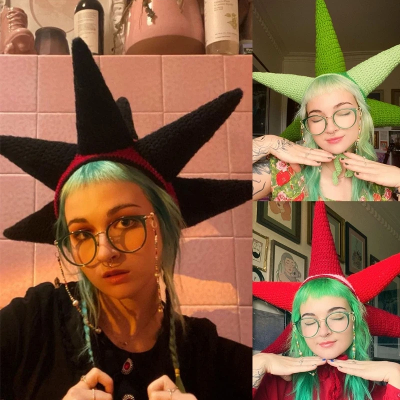 

Sea-Urchin Headgear Oversized Hat Party Holiday Hat for Teens Men Women