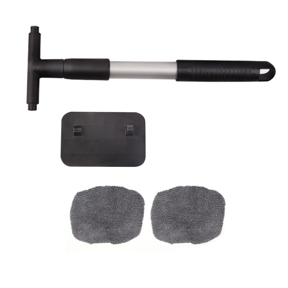 

Interior Exterior For Windshield Washing Window Glass Washable Auto Home Car Cleaning Brush Wiper Tool Rotatable Retractable