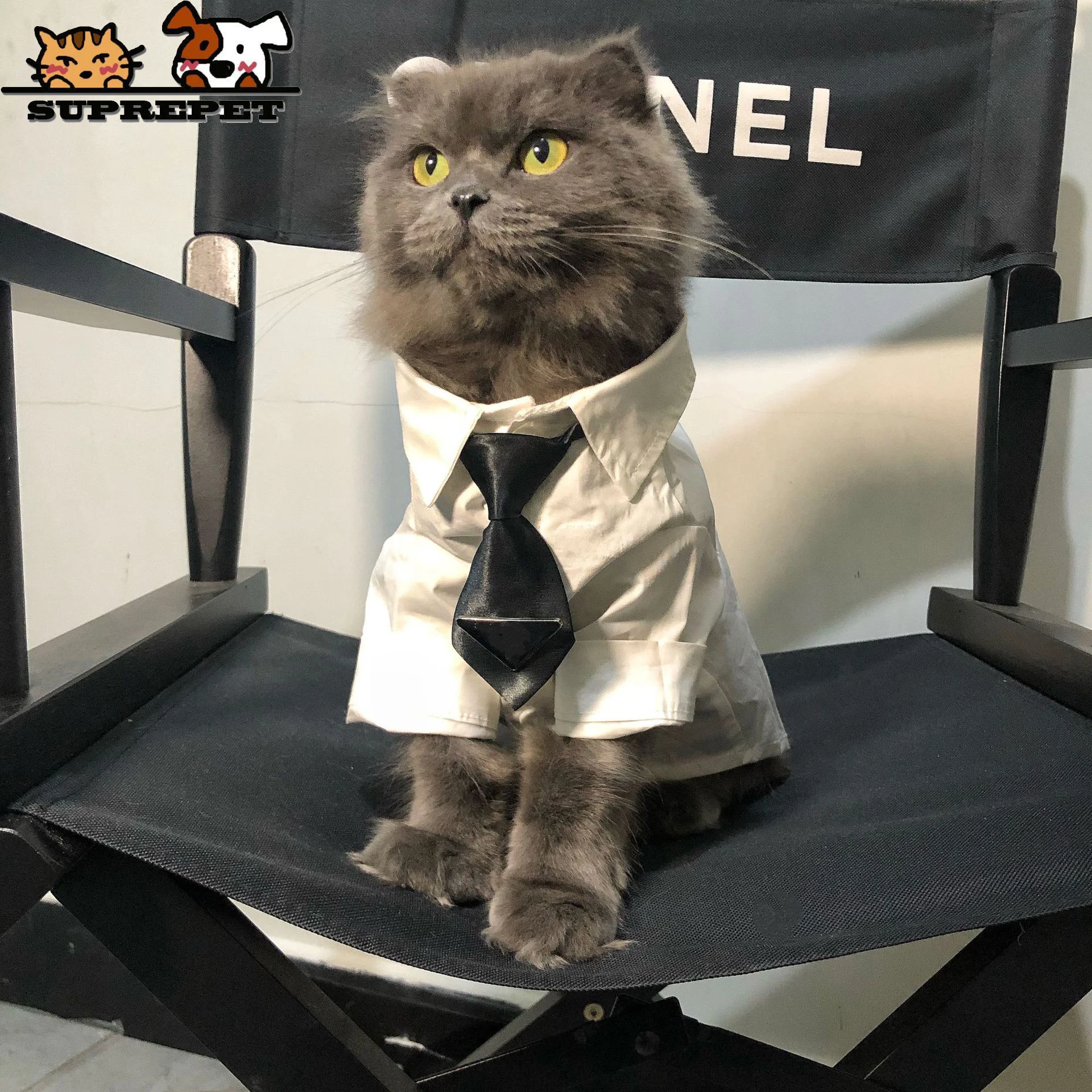 

Cool Pet Cotton Shirt White Colthes Luxury Clothing Soft Costume for Puppy Cats Small Dogs Teddy одежда для собак All Seasons