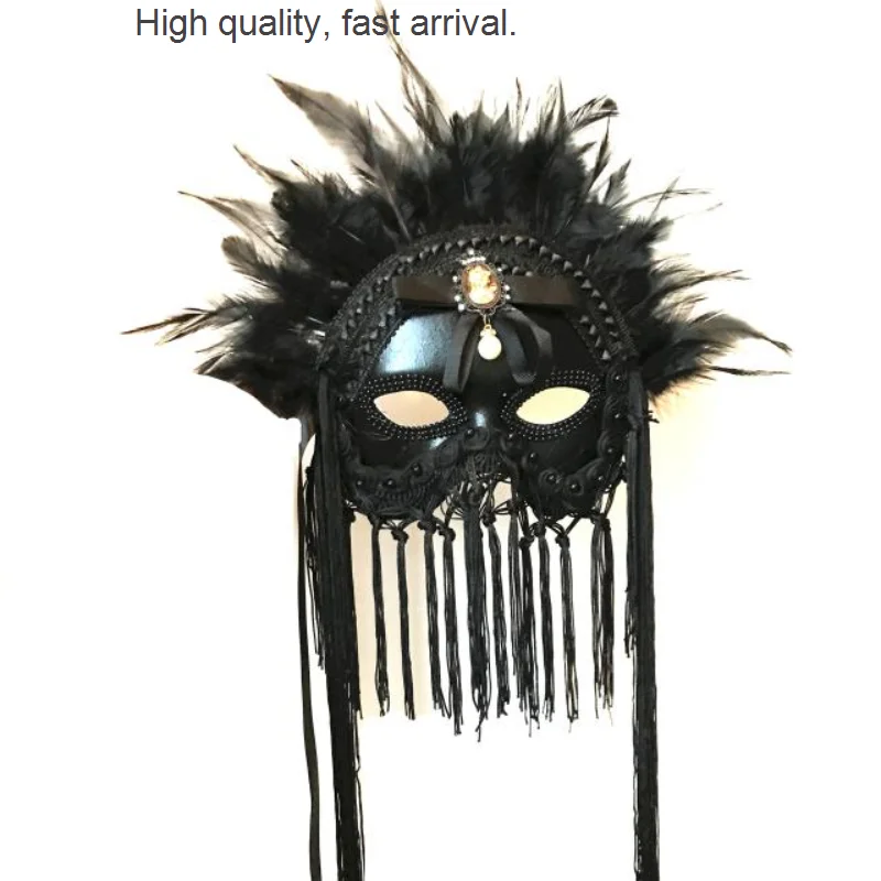 

Masquerade Mask New Ethnic Style Dancing Bar Mask Halloween Christmas Female
