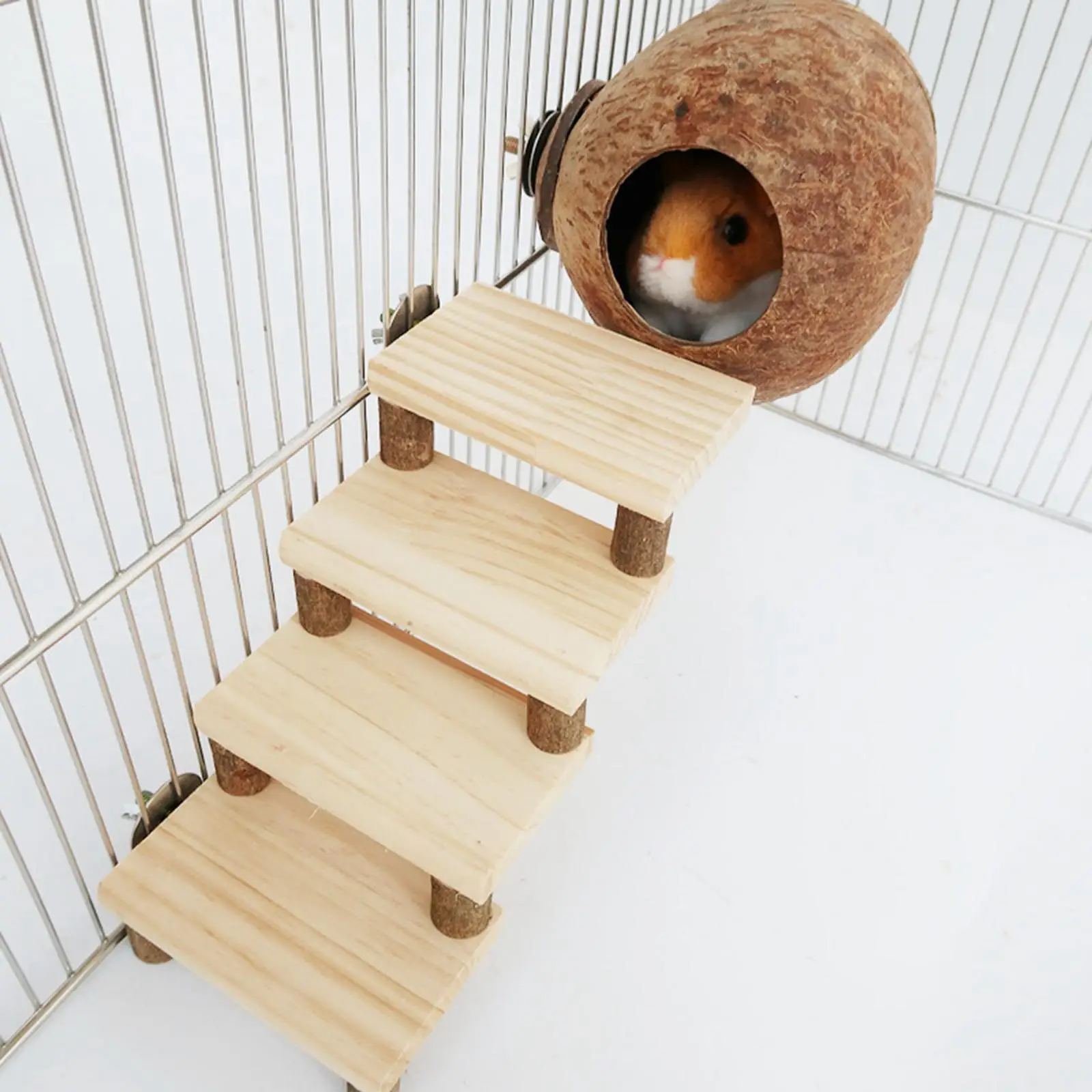 Домик для кокосового хомяка клетка мелких животных декор среды обитания