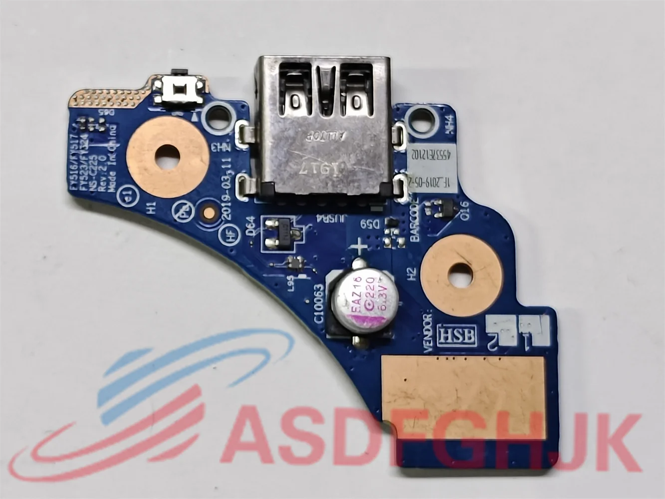 

Original NS-C225 small board for Lenovo Y700 Y545 notebook port power button USB board FY523 FY324 NS-C225 5C50S24939