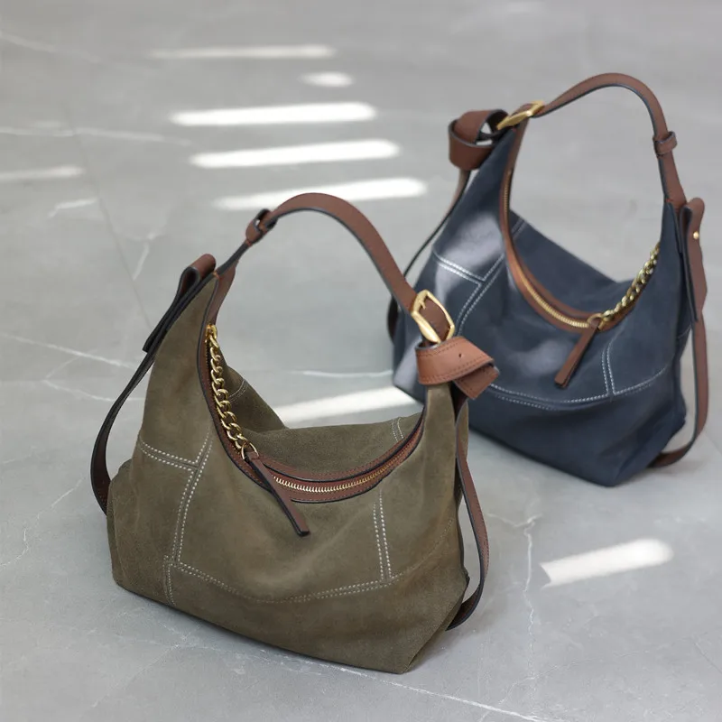 

Женская сумка через плечо из натуральной кожи, с регулируемым плечевым ремнем