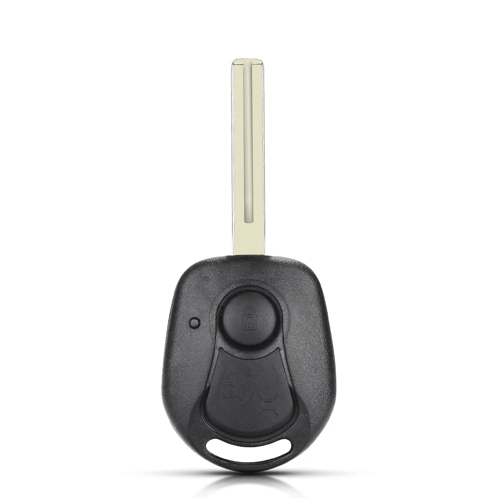 

KEYYOU 2-кнопочный Складной Чехол Для Автомобильного Ключа Для SsangYong Actyon Kyron Rexton - Пустой Корпус С Необработанным...