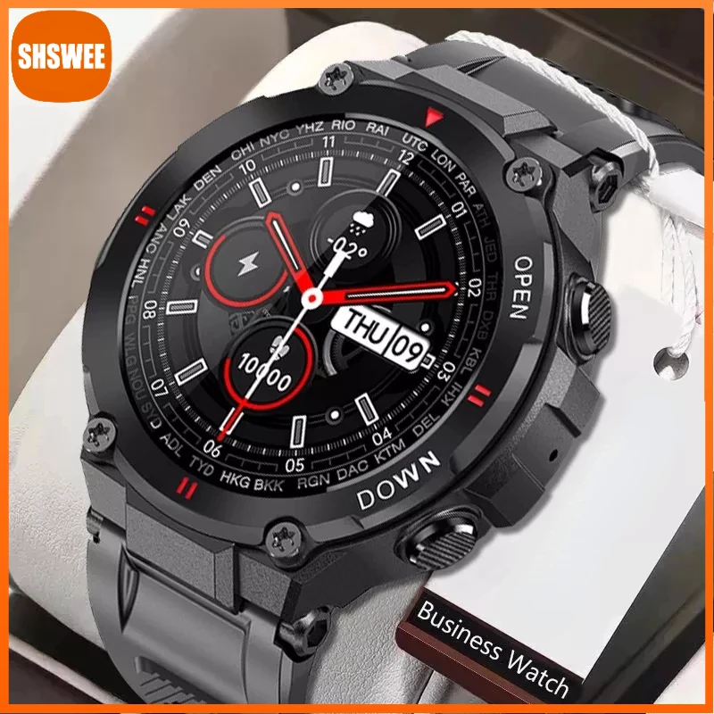 

For Xiaomi Huawei Bluetooth Call Smart Watch Men Multifunction Sports Fitness Music Control Alarm Clock Reminder Men Smartwatch