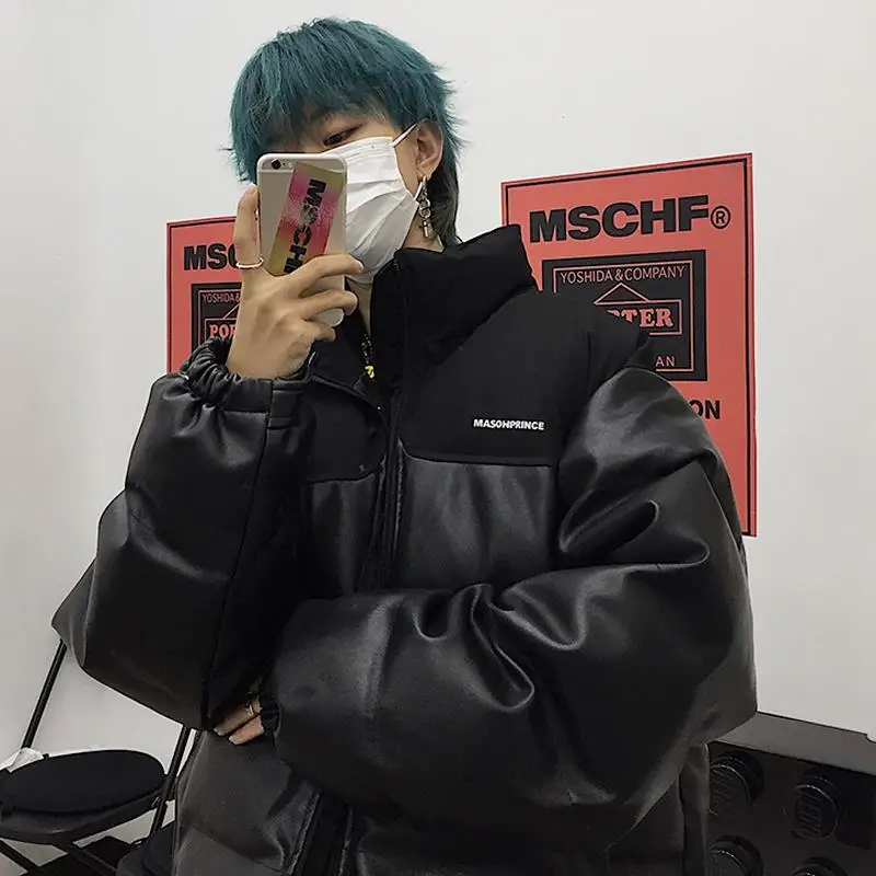 Корейское универсальное хлопковое пальто в гонконгском стиле ретро свободное с