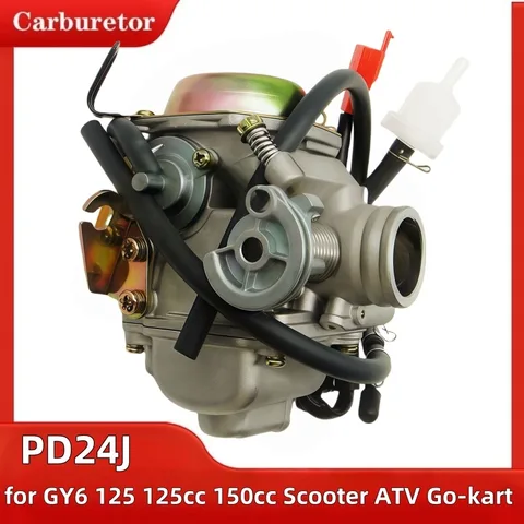 Карбюратор PD24J для Kymco GY6 125 125cc 150cc скутер мотоцикл Taotao Baja Sunl Yamaha Suzuki Kawasaki Honda ATV картинг