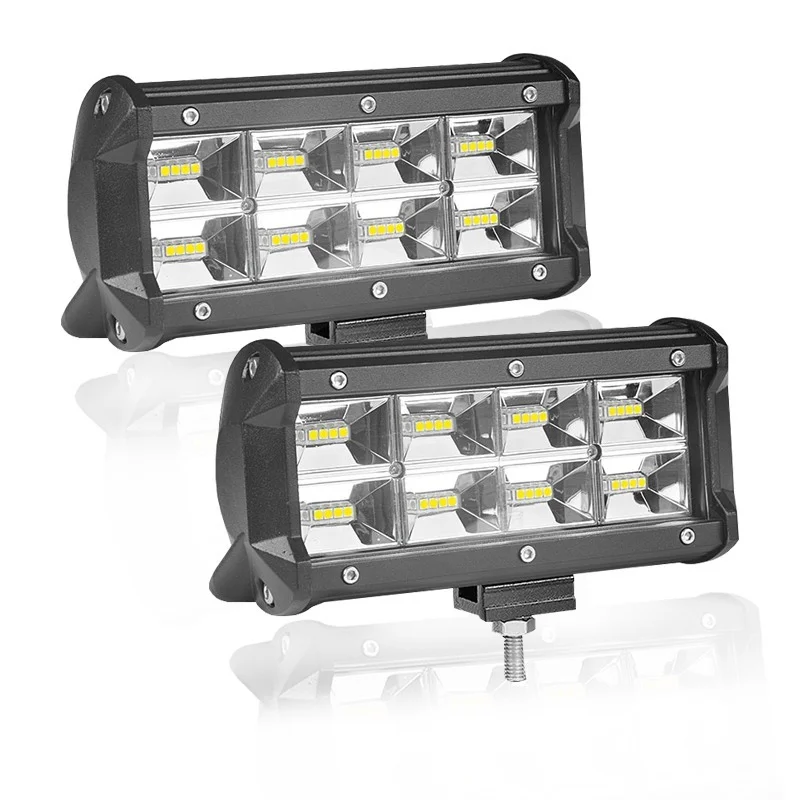 

Work Light 96W 7 inch Light Bar Led working light 12v 24V for Tractor Boat Offroad Truck 4x4 SUV ATV Spotlight Driving Lights