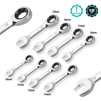 1 pc stubby ratchetting combination wrenches spanner hand tools