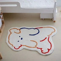 cute cat carpet in the bedroom furry matbear dog white bedroom rug carpet for nursery mat for children cute room decor