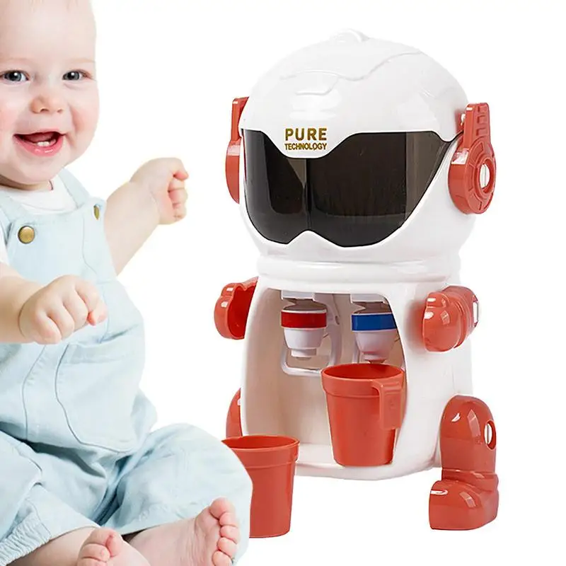 

Мини-устройство для питья воды, игрушка для ролевых игр, в форме маленького робота, милая и безопасная мультяшная игрушка для питья воды