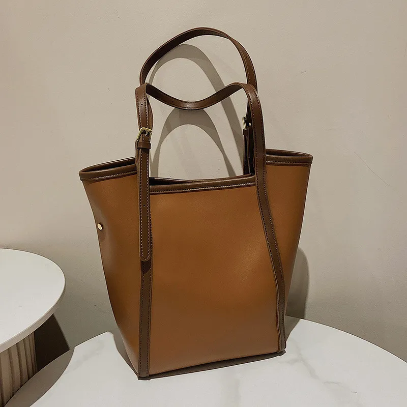 

Brand design ladies handbags and purse PU Leather Women shoulder bag Large capacity vintage Panelled lady composite bags bolsas