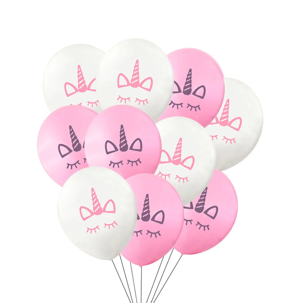 50 шт. 10-дюймовые воздушные шары с единорогом латексные резиновые сувениры для дня