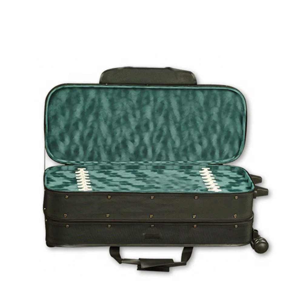 

GB6 Wholesale cheap Hard Oxford Exterior Multi-Ply Wood Quadruple Violin Case Violin Carriage Case