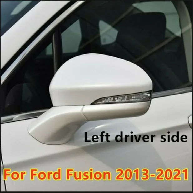 

Durable Vintage Car & Truck Parts White Left Side Mirror Cover 2013-2021 Applicable To Car Accessories Cover Fusion