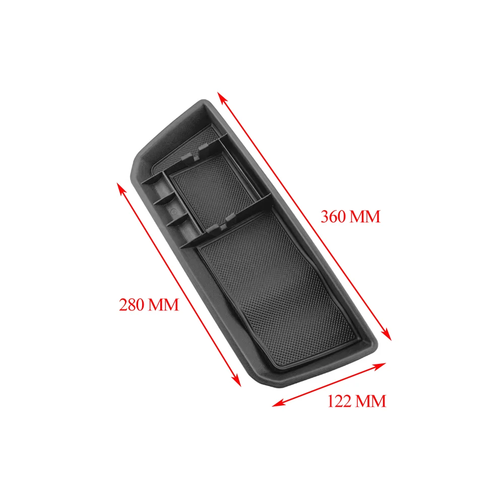 

Ящик для хранения приборной панели с левым рулем для Volkswagen Atlas Teramont 2018-2023, органайзер, лоток для центральной консоли, держатель для телефона, аксессуары