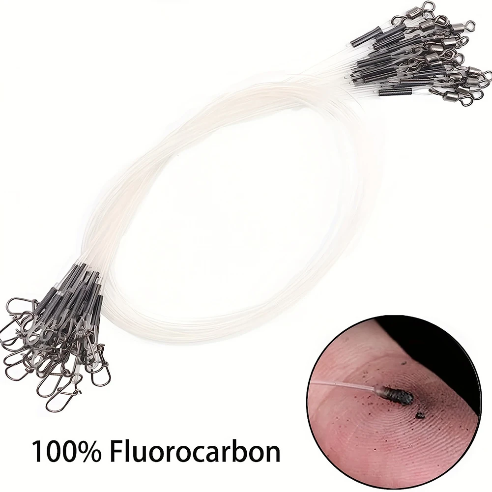 Флюороуглеродные рыболовные поводки с вертлюгами Fastlock предназначенные для