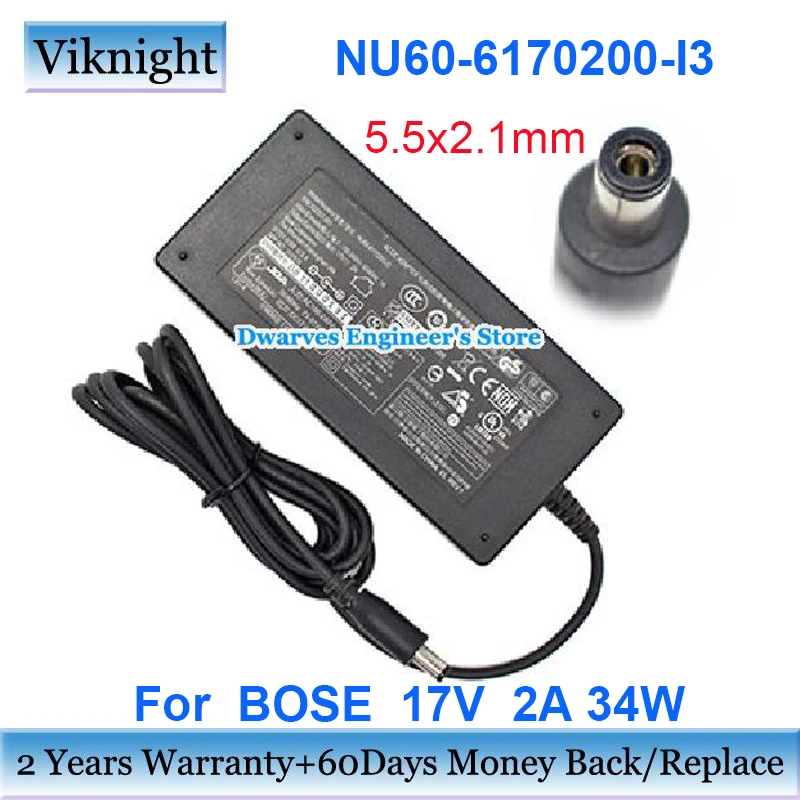 For Bose Music Monitor M2 M3 Nu60-6170200-13 Charger 302251-001 Power Supply