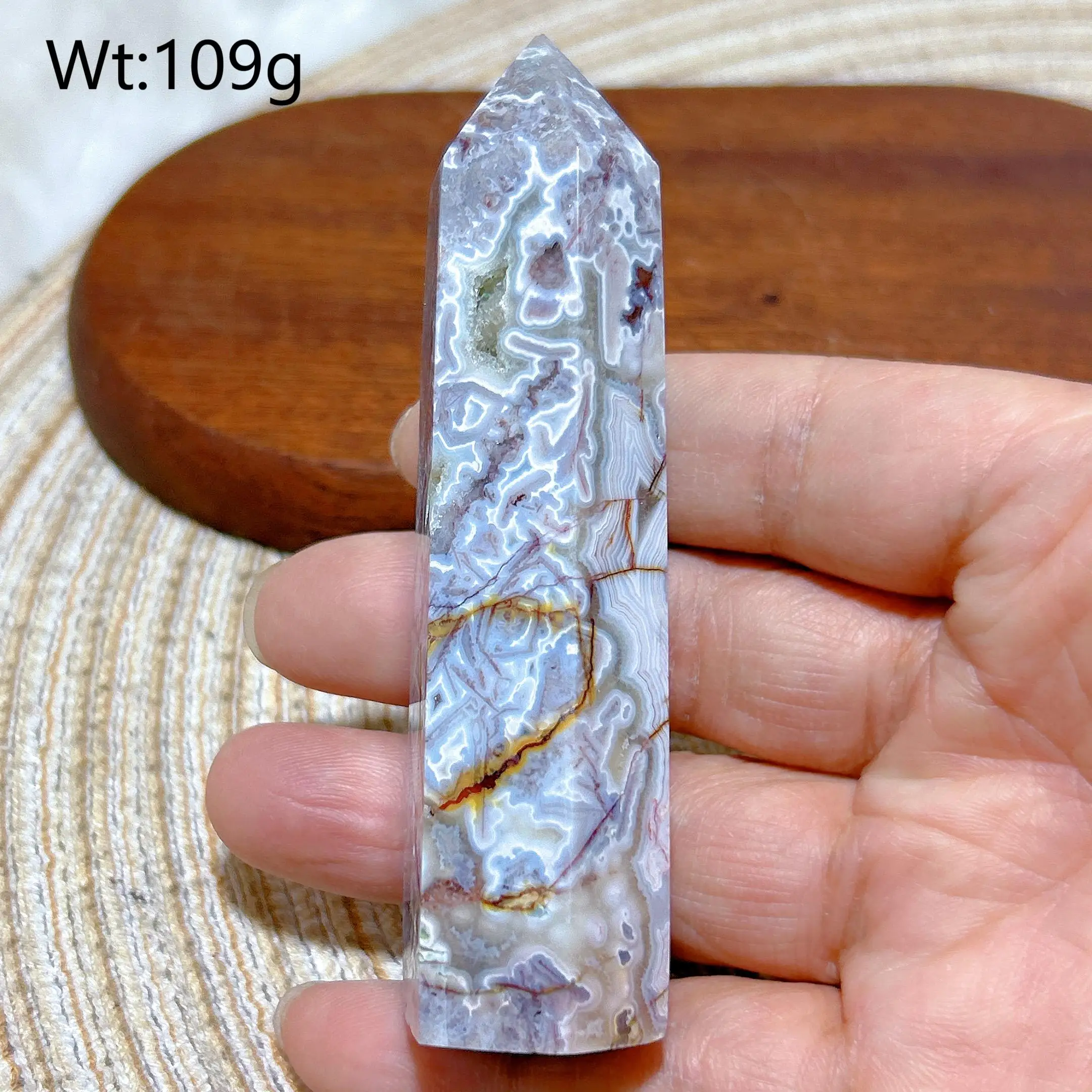 

Мексиканский агат, башня из кристаллов