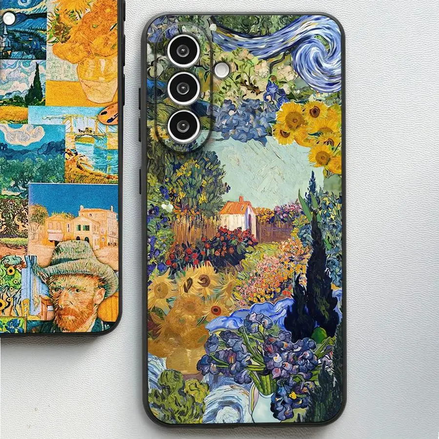 Фото Чехол для телефона Van Gogh Floral Garden для Samsung Galaxy A23 A52 A36 A05 A37 A06 A25 A16 A73 A51 A57 A15 A53 A17 A55 A50 A41 №3