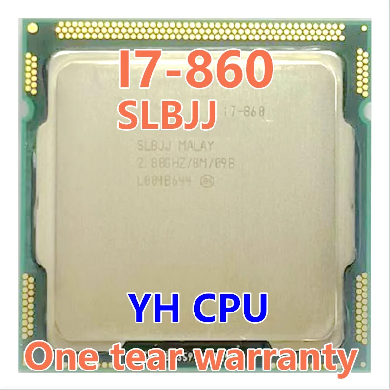 

I7-860 i7 860 SLBJJ 2,8 ГГц четырехъядерный процессор 8 Мб 95 Вт LGA 1156 свяжитесь с продавцом i7 870