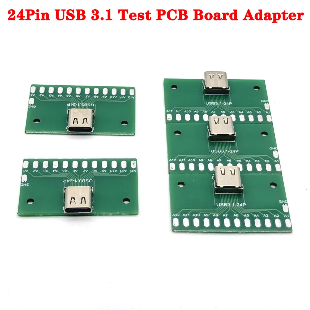 Фото 24 контакта USB 3.1 тестовая фотография Женский Тип C 24P 2,54 мм разъем для передачи данных проводной кабель №1