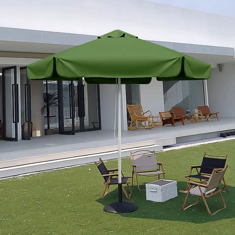 Ветрозащитный летний зонтик большого размера для бассейна ресторана рекламный